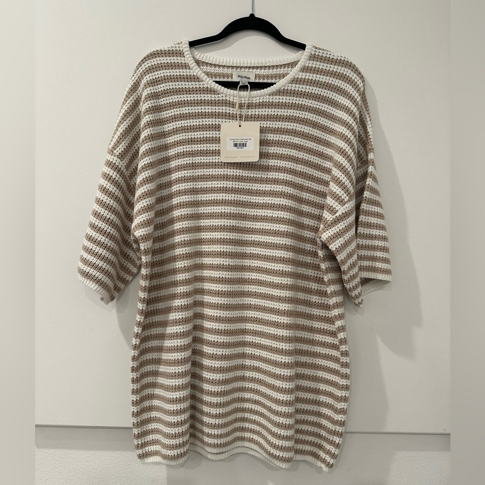Rhythm Corsica Oversized Knit Top - Size XL